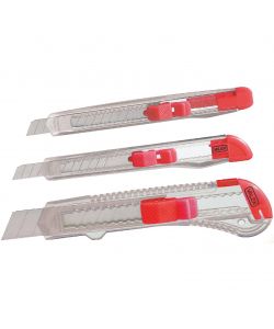 Valex Cutter Reflex 3 Pezzi - Set di Taglierini 9mm e 18mm