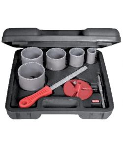 Valex Seghe A Tazza Muratura 9 Pezzi Carburo Tungsteno diam. 33-83mm