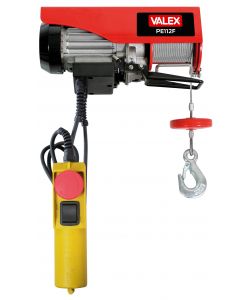 Valex Paranco Elettrico PE112F Rosso 200W Portata 100kg Altezza 12m