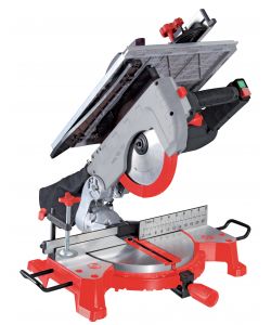 Valex Troncatrice TLS250B 1800W Rosso con Funzione Banco Sega e Lama d. 250mm