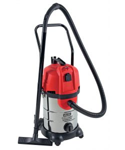 Valex Aspiratore Polvere e Liquidi Ciclonico 1600W 30lt Inox