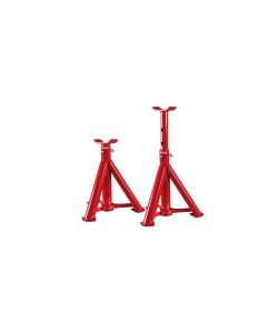Valex Cavalletti Pieghevoli 2 Pz Rosso Regolabili 24-37 cm 2000 kg