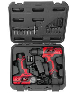 Valex Kit Trapano Avvitatore 12V OneAll con Batteria e Valigetta