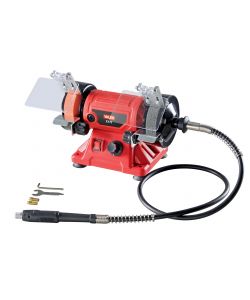 Valex Smerigliatrice da Banco Combinata EX75 Rosso 150W con Albero Flessibile