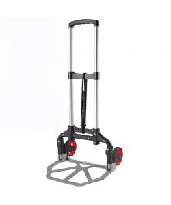 Valex Carrello Portatutto Alluminio Portata 100kg Pieghevole con Manico Telescopico