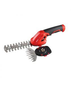 Valex Forbici a batteria per erba e siepi Rosso/Nero 7,2V - 2 batterie Li-Ion
