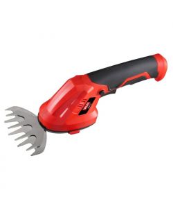 Valex Forbici a batteria per erba e siepi Rosso/Nero 7,2V - 2 batterie Li-Ion