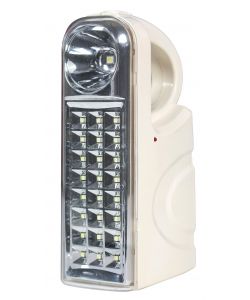 Valex Torcia LED Ricaricabile Litio 600 - Accensione Automatica - 13x21cm