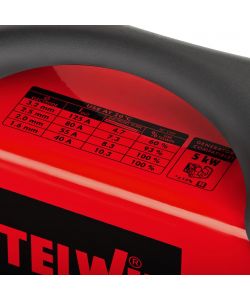 Telwin Saldatrice Inverter MMA Force 145 Rosso e Nero con Valigetta