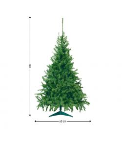 Albero di Natale Canadian - Verde - 120 cm - 180 Rami