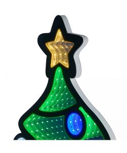 Luce Decorativa LED Infinity Albero di Natale - 60 cm