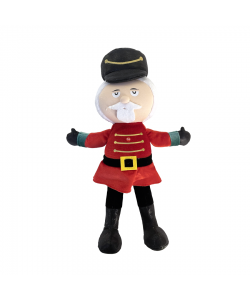 Soldatino Natalino Peluche Trudi - Decoro Natalizio - 19 cm