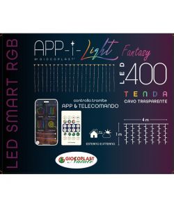 Tenda 400 LED Multicolor Smart RGB App-I Light 4x1 m - con Telecomando
