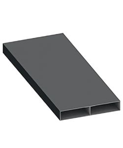 Doghe in Alluminio Antracite 150x2x10 cm per Recinzioni Modulari