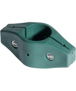 Anello di fissaggio doppio per recinzione modulare, diam. 3,4 cm, verde