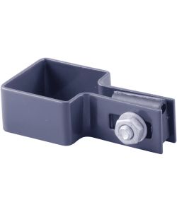 VERDELOOK Anello di fissaggio in ferro grigio per recinzioni 40x40 mm