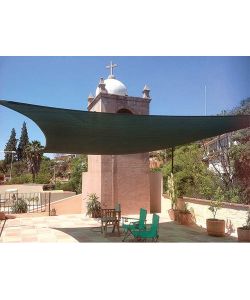 Verdelook Tenda Ombreggiante Vela Quadrata Ecr� 3,6x3,6 m