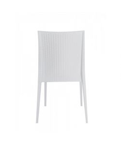 Sedia Rattan Bistrot Bianca