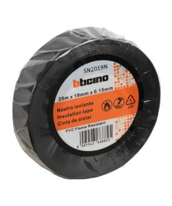 Nastro isolante spessore 0,12 mm - altezza 19 mm - nero