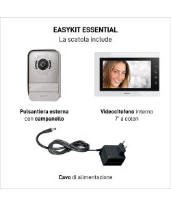 Videocitofono Bticino Easykit Essential 7