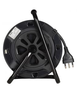Bticino Avvolgicavo Elettrico 15m 4 Prese Nero con Interruttore 16A