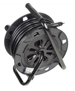 Bticino Avvolgicavo Elettrico 15m 4 Prese Nero con Interruttore 16A