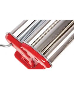 Imperia Macchina Pasta Manuale Acciaio Rossa - Taglierina Duplex 150mm