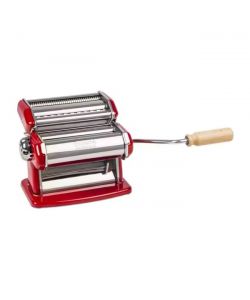 Imperia Macchina Pasta Manuale Acciaio Rossa - Taglierina Duplex 150mm
