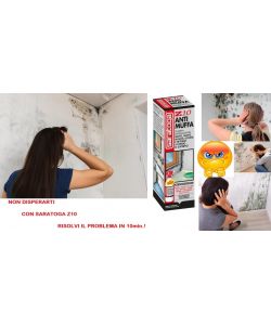 Saratoga Spray Antimuffa Z10 250ml Liquido Senza Profumo per Tutte le Superfici