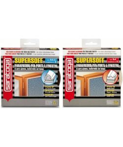 SARATOGA SUPERSOFF Isolante Termico Autoadesivo Profilo P Bianco 9x5,5 cm