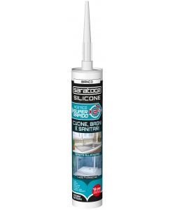 Silicone Acetico super rapido BiancoSaratoga