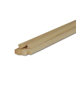 Listelli Samba/Ayous Piallati 4Lati 15 X 15 X 2500 Mm