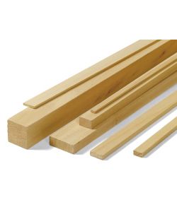 Listelli Samba/Ayous Piallati 4Lati 20 X 60 X 2500 Mm