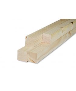 Listello grezzo in abete conifere 40x40x1000 mm