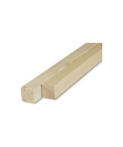 Pircher Listello Grezzo in Abete 80x80x1000 mm per Fai-da-te e Costruzione
