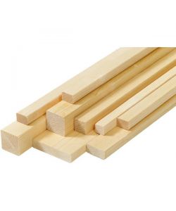 Pircher Listello Abete Piallato 40x40x1000 mm Grezzo per Fai Da Te