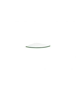Pircher Mensola angolare vetro trasparente 250x250 mm 8 mm