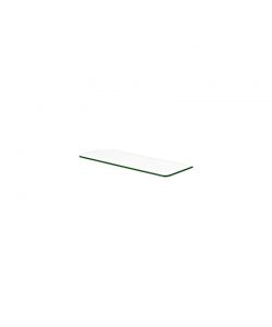 Pircher Mensola in Vetro Satinato Rettangolare 400x120 mm Moderna