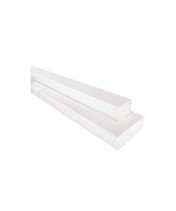 Abete - Listello Piallato 4 Lati Bianco 10x20 mm Lunghezza 2000 mm