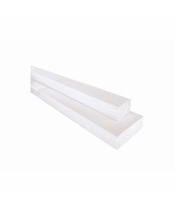Pircher Listello in Abete Piallato Bianco 20x30x2000 mm per Finiture