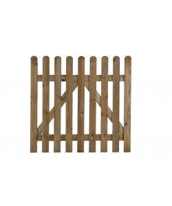 Cancello dritto in legno conifera 100 x 70 h cm