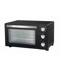 Forno Elettrico Ventilato Devil 32L Nero Timer 1500W Doppio Vetro