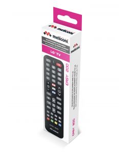 Meliconi Telecomando Universale Easy 200 per TV LG Nero - Pronto all'uso