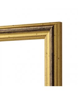 Bubola e Naibo Cornice Beta 25x35 cm Legno Oro Rosso con Vetro