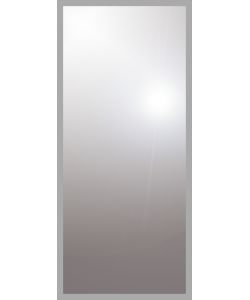 Specchiera con cornice argento 30x120cm