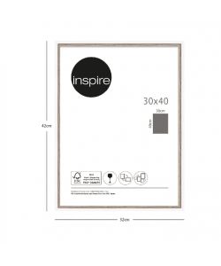 Bubola e Naibo Cornice portafoto Unika 30x40 cm legno bianco naturale