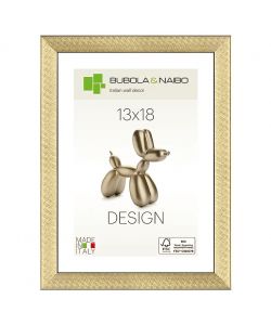 Bubola & Naibo Cornice in legno oro 13x18 cm rettangolare da parete