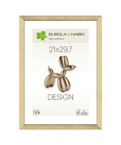 Bubola & Naibo Cornice in Legno Oro 21x29,7 cm per Foto DIN A4
