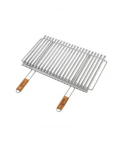 Ompagrill - Graticola Inox Biologica 67x40 con Raccolta Grassi