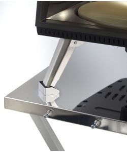 Ompagrill - Forno a Gas Portatile per Pizza Vesuvio, Nero, 31x40 cm